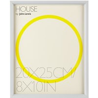House By John Lewis Matt Aluminium Photo Frame, 8 X 10
