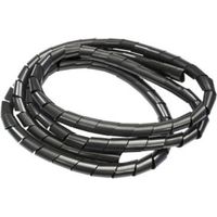 B&Q Black Plastic Spiral Cable Tidy