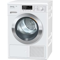 Miele TKR 850 Freestanding Heat Pump Tumble Dryer, 9kg Load, A+++ Energy Rating, White