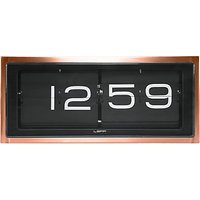 LEFF Amsterdam 24 Hour Brick Clock, Copper