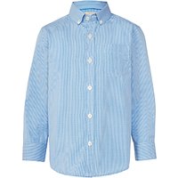 John Lewis Heirloom Collection Boys' Gingham Check Shirt, Blue
