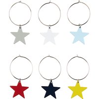 House By John Lewis Stars Wine Charms