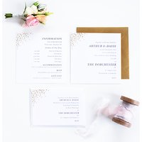 Abigail Warner Champagne Bubbles Personalised Evening Invitations