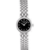 Tissot T0580091105100 Women's Lovely Bracelet Strap Watch, Silver/Black