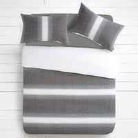House By John Lewis Woven Stripe Duvet Cover And Pillowcase Set