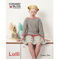 Conway Bliss For Debbie Bliss Lolli Children's Frilled Edge Top Knitting Pattern, 020