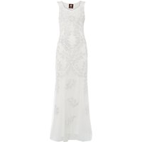 Raishma Floral Embellished Gown, White