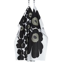 Marimekko Unikko Tea Towel, Black / White, Set Of 2