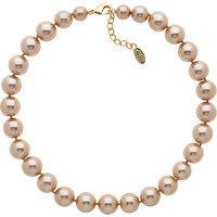 Finesse Faux Pearl Necklace, Bronze