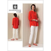 Vogue Women's Top And Trousers Sewing Pattern, 1509