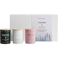 SKANDINAVISK Vinter Mini Candle Gift Set, Set Of 3
