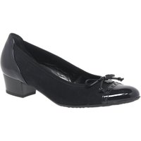 Gabor Islay Wide Fit Block Heeled Court Shoes