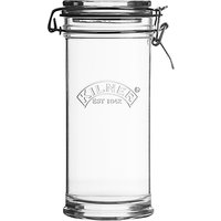 Kilner Signature Clip Top Storage Jar, 1L, Clear