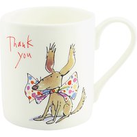 McLaggan Smith Quentin Blake 'Thank You' Dog Mug