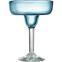 John Lewis Mexicana Recycled Margarita / Cocktail Glass, Blue