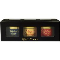 Lily-Flame Festive Scented Candle Tin Trio