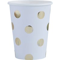 Ginger Ray Pick And Mix Polka Dot Paper Cups, Pack Of 8