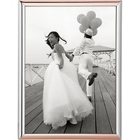 Kate Spade New York Rosy Glow Photo Frame, 5 X 7, Silver/ Rose