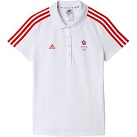 Adidas Team GB Women's Polo Shirt, White