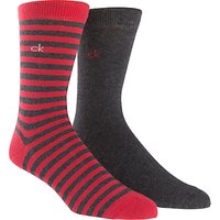 Calvin Klein Bar Stripe Socks, Pack Of 2