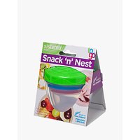 Sistema Snack And Nest Food Storage Container, Assorted