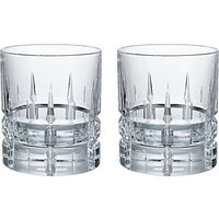 Social By Jason Atherton Handcut Cut Crystal Glass Double Old Fashioned Tumbler, 300ml, Set Of 2