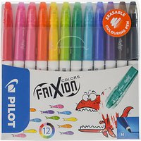 Pilot Frixon Eraseable Colouring Pens, Pack Of 12