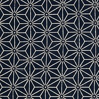 Sevenberry Linear Star Print Fabric, Blue