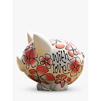 Gallery Thea Coral Pansy Piggy Bank