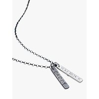 Chambers & Beau Personalised Men's Double Tag Necklace