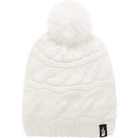 The North Face Triple Cable Pom Beanie, One Size, White