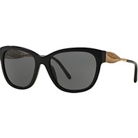 Burberry BE4203 Square Sunglasses, Black
