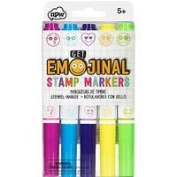 Emojinal Stamp Markers, Pack Of 5