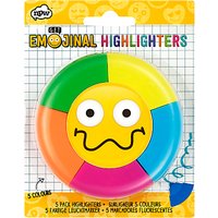 Emojinal Highlighters, Pack Of 5