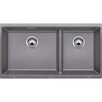 Blanco Subline 480/320-U 1.5 Bowl Undermounted Kitchen Sink, Composite Granite