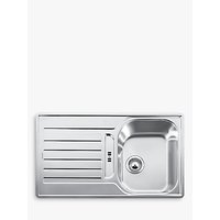 Blanco Lantos 45 S-IF Single Bowl Inset Kitchen Sink With Right Hand Bowl, Stainless Steel