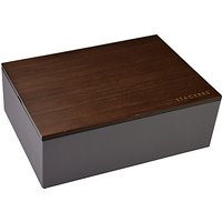 Stackers Classic Charcoal Watch Box With Wooden Lid