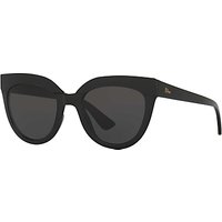 Christian Dior DiorSoft1 Cat's Eye Sunglasses, Black