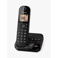 Panasonic KX-TGC420EB Digital Cordless Telephone With 1.6 Backlit LCD Screen, Nuisance Call Blocker & Answering Machine, Single DECT