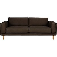 Design Project By John Lewis No.002 Grand 4 Seater Leather Sofa, Light Leg