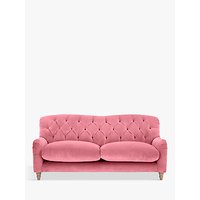 Crumble Medium 2 Seater Sofa By Loaf At John Lewis In Dusty Rose Clever Velvet, Light Leg