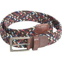 Barbour Ford Woven Belt, Navy Mix