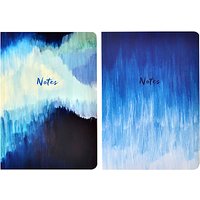 Portico A5 Abstract Notebooks, Pack Of 2