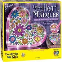 Creativity For Kids Light Up Heart Marquee Kit