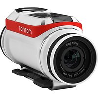 TomTom Bandit Action Camera, 4K Ultra HD, 16MP, Bluetooth, Wi-Fi With Waterproof Lens, Adventure Pack