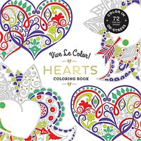 Vive Le Color! Hearts Colouring Book