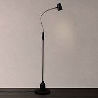 Serious Readers Alex Rechargeable LED Floor Lamp, Black/Nickel