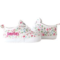 My 1st Years Baby Personalised Ditsy Print Trainers, Multi