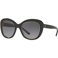Ralph Lauren RL8149 Polarised Cat's Eye Sunglasses, Black