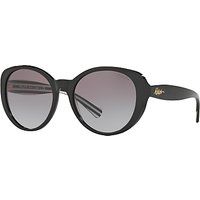 Ralph RA5212 Oval Sunglasses, Black Stripe